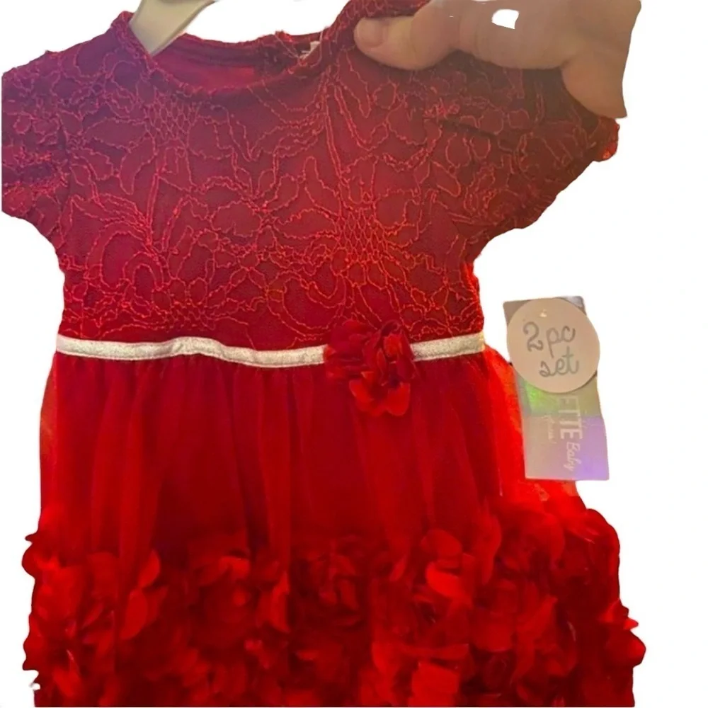 NWT-Nannette Red Dress 18 months